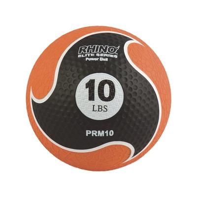 Champion Sports Rhino Elite Medicine Ball, 10 lb, Orange (CSIPRM10)