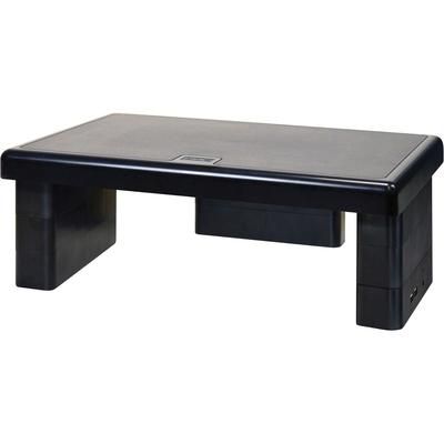 Data Accessories Corp 02159 USB Monitor Stand, 10-1/2" x 4-3/4" x 13", Black DTA02159