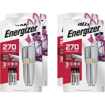 Eveready EPMHH32ECT Vision HD Flashlight, AA, Metal, Alloy, Chrome - Case of 4 EVEEPMHH32ECT