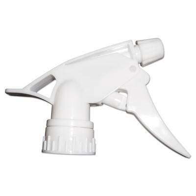 Boardwalk Polypropylene Trigger Sprayer 250 For 24-Oz Bottles, White, Pack Of 24 Sprayers