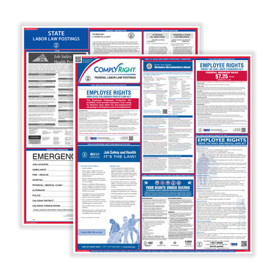 Complyright Federal And State Labor Law Poster Set, English, Missouri