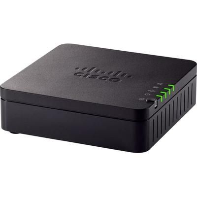 Cisco 2-Port Analog Telephone Adapter For Multiplatform - 1 X Rj-45 - 2 X Fxs - Fast Ethernet - Wall Mountable, Desktop