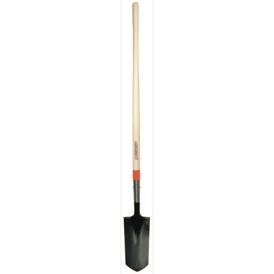 Trenching/ditching Shovel, 11-1/2 In L X 5 In W Open-Back/reversed Step Blade, 48 In L White Ash Handle