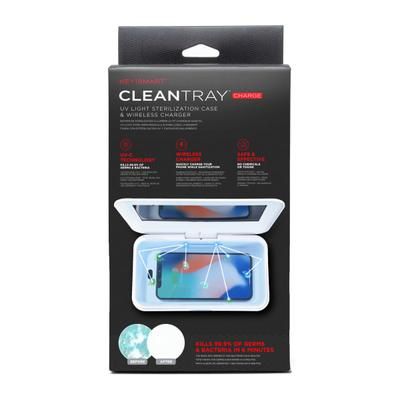 Keysmart Cleantray Charge Wireless Charging Uv Light Sterilizer, White