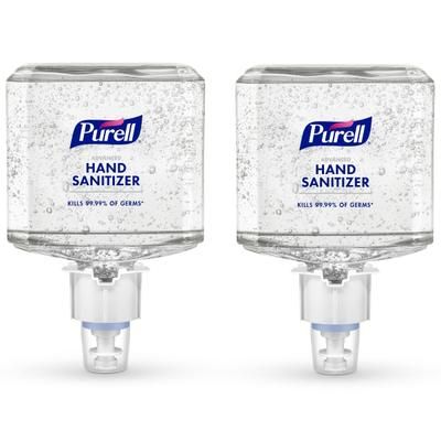 Purell Advanced Hand Sanitizer Gel Es6 Refill, Clean Scent, 40.6Oz, Pack Of 2