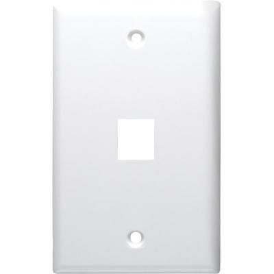 Datacomm 20-3001-Wh Keystone Faceplate - 1 X Socket(S) - White