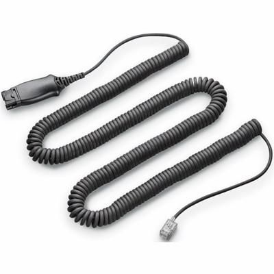 Poly His Adapter Cable - Headset Cable - Quick Disconnect Male - Coiled - For Avaya 96Xx; Definity 9631; One-X Deskphone Edition 96Xx