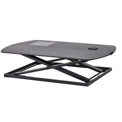 Bostitch Manual Standing Desk Riser, 15-3/4"h X 31"w X 22"d, Black