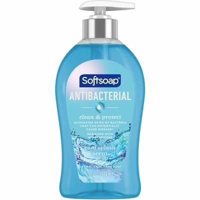 Softsoap Antibacterial Liquid Hand Soap, Cool Splash Scent, 11.3 Oz