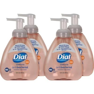 Dial Complete Antibacterial Foaming Hand Wash - Original Scentfor - 15.2 Fl Oz (449.5 Ml) - Pump Bottle Dispenser - Kill Germs - Hand - Yes - Pink