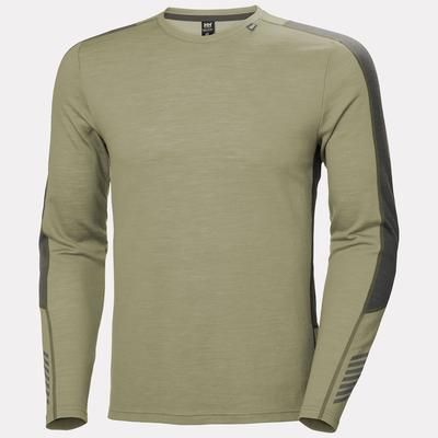 Helly Hansen Men's LIFA® Merino Lightweight Crew 2-in-1 Base Layer Green S