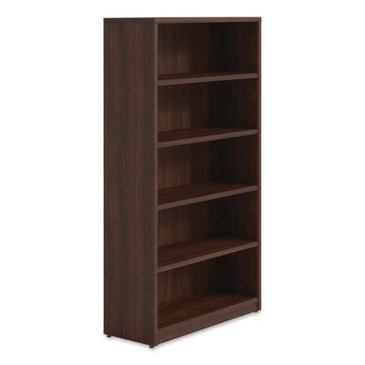 Alera Alera Seville Bookcase, Five-Shelf, 36" x 14" x 65", Mahogany (ALESVBC6536MY)