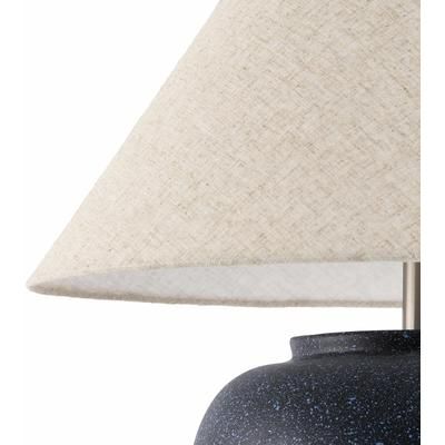 Gurgurnica 26"H x 20"W x 20"D Blue/Peach/White/Metallic - Nickel/Translucent Table Lamp - Boutique Rugs