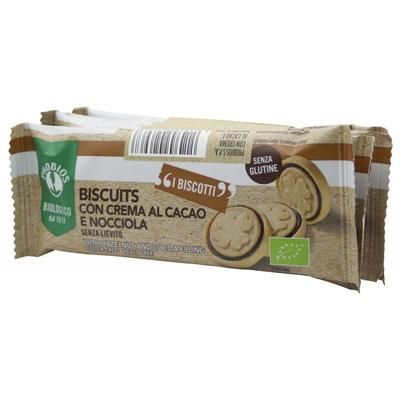 Biscuit con Crema al Cacao e Nocciola Senza Glutine - Probios 96 g