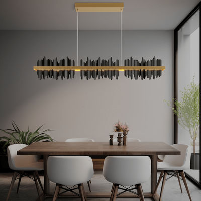 Aurelius Pendant | Luxury Modern Pendant | Jet Black / Warm White (3000k) | Living Room Lighting | Indoor Lighting | MOD LIGHTING