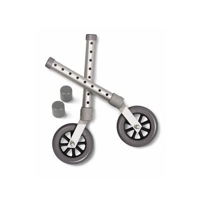 Medline 5" Swivel Casters for Walker with 1" Tubing, 2/ST (MDS86615SW5)