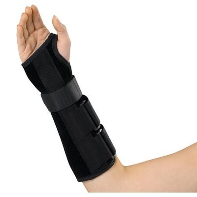 Medline Deluxe Wrist and Forearm Splint, Right, Size M, 10", 1 EA (ORT18110RM)