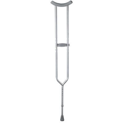 Medline Steel Push-Button Bariatric Crutches, Tall Adult, 650 lb. Capacity, 1/CS (MDS80334XW)