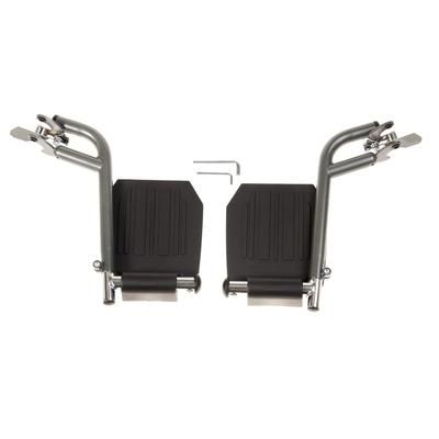 Medline Swing-Away Footrest Assembly for Wheelchairs, 1 PR (WCA806965E)
