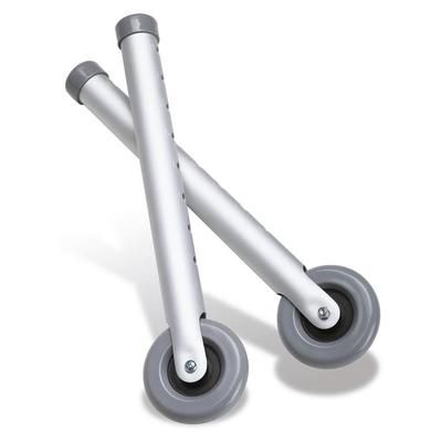 Medline Footpiece Set with 3" Wheels for Walkers, 3/CS (G07731G)