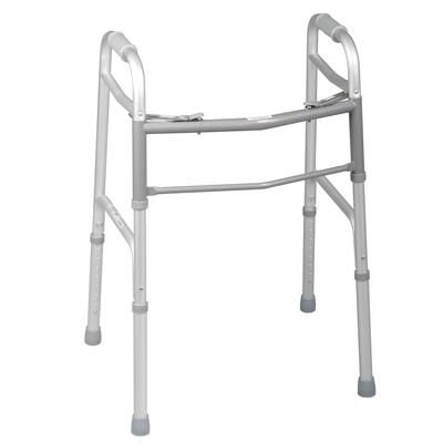 Medline Junior Walker, 2 Button, Folding, 1" Adjustable, 4/CS (MDS86410J4)