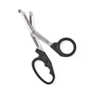 Medline Universal Bandage Scissors, Black, 6.5" (16.5 cm), 1 EA (MDS0895015)
