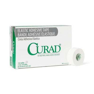 Curad Elastic Medical Adhesive Tape, 1" x 5 yd., 12/BX (NON260401Z)