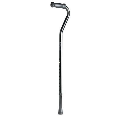Medline Offset Cane, Single Point, Black, Adult, 31" to 40", 6/CS (G05356)