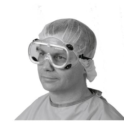 Medline Standard Fluid Protection Lab Goggles with Elastic Strap, 1 EA (NON24776H)