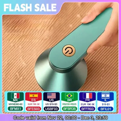 Electric Hairball Trimmer Clothes Automatic Hairball Removal Shaving Six Knife Heads Usb Charging Home Portable Home Lint Remove