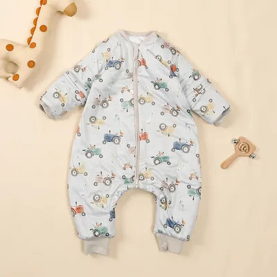Mod YFlute-Sac de Couchage en Coton et Polyester pour Bébé de 0 à 6 Ans, Manches sulf, Jambes
