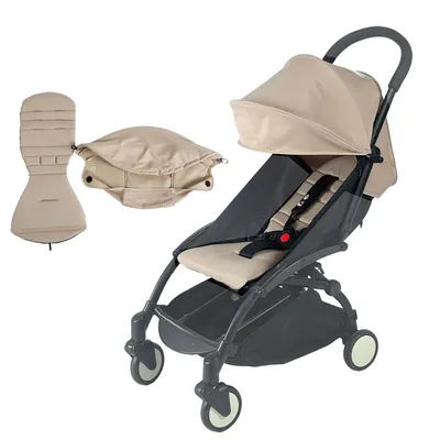 Accessoires de Poussette pour Bébé, Pare-Soleil et Matelas pour Yoyo/Yoyo3, Épais, UPF50 +, Étanche, avec Doublure de Siège, 2 Pièces/Ensemble