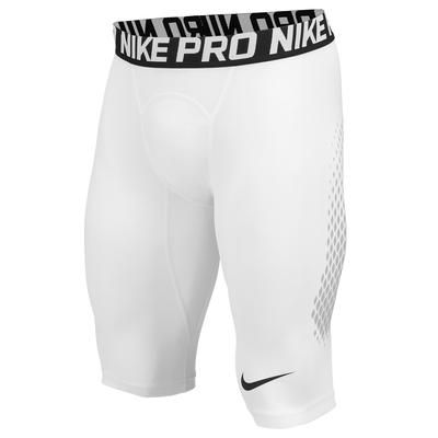 Nike 10" Adult Baseball Sliding Shorts White/Grey/Black