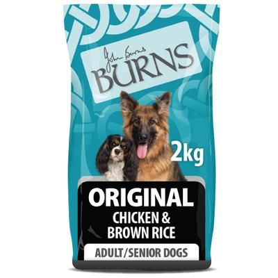 2kg Chicken & Brown Rice Adult & Senior Original Burns Dry Dog Food