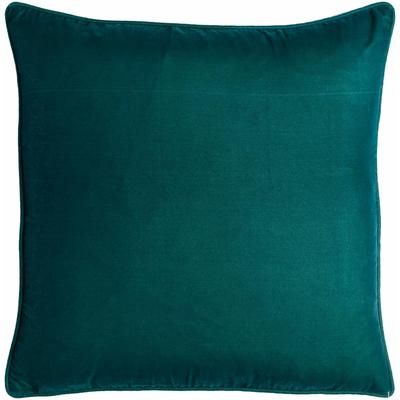 Coye 18" Square Modern Pillow plush Deep Teal/Teal Throw Pillow - Boutique Rugs