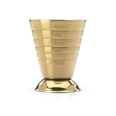 Barfly M37069GD 2.5 oz Bar Measuring Cup, Gold