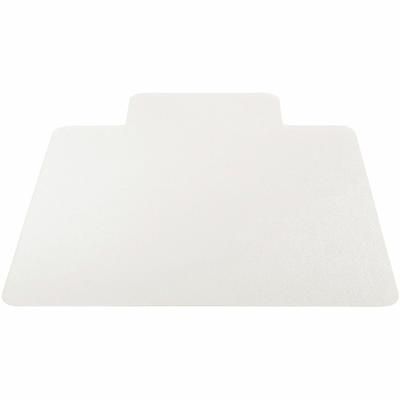 Deflecto SuperGrip Chairmat, 53" Length x 45" Width, Lip Size 25" Length x 12" Width, Vinyl, Clear (DEFCM23232SPRC)