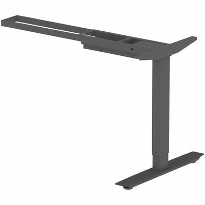 Lorell Sit-Stand 3rd-Leg Base, Black Base, 275 lb Capacity, Height Adjustable, 45" Height x 51.60" Width x 26.40" Depth (LLR25930)