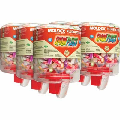 Medline SparkPlugs Disposable Foam Earplug Pairs, Green, 250 Per Bottle, 6/Carton (MIIMOM6644CT)