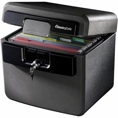 Sentry Safe HD4100 Fire/Water Safe, 0.65 ft3, Internal Size 11.50" Height x 12" Width x 8.10" Depth, Overall Size 14.3" Height x 15.5" Width x 13.5" D