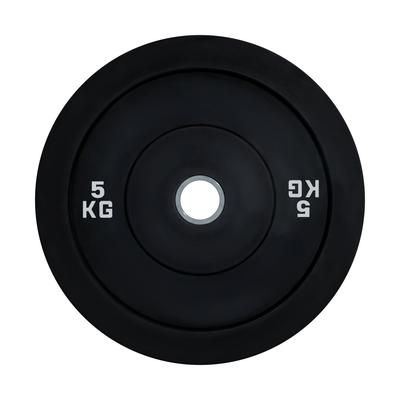 TEMU Bumper Plates Pair 5kg 2pcs Solid Rubber Black Weight Home Gym Equipment Fitness Workout Functional Barbell Strength Training Disc