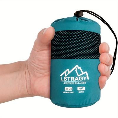TEMU Lightweight Liner For Sleeping Bags, Ideal For Travel With Zippers, For Camping, And A Sleep Sack For Adults On Hiking And Business Trips.
