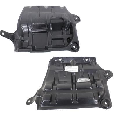 Replacement Engine Splash Shield, Front, Driver & Passenger Side, 1-year unlimited-mileage warranty SET-REPN310145