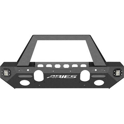 Aries Bumper Aluminum Powdercoated Textured Black TrailChaser Series, Front, Lifetime limited warranty with 3-year on finish 2082043