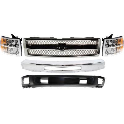 Replacement Grille Assembly Plastic Chrome Grille, 1-year unlimited-mileage warranty KIT-050317-60