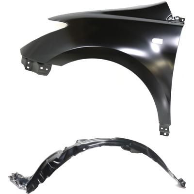 Replacement Fender Steel Primed, Front, Driver Side, 1-year unlimited-mileage warranty KIT-040418-46