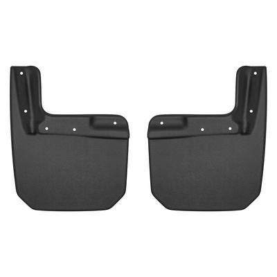 Husky Liners Mud Flaps Thermoplastic Black Custom Fit Series, Front, Driver & Passenger Side, Lifetime limited warranty 58151