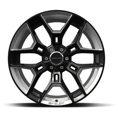Carroll Shelby Wheels Wheel Aluminum Black CS-45 Series, CS45-295512-B