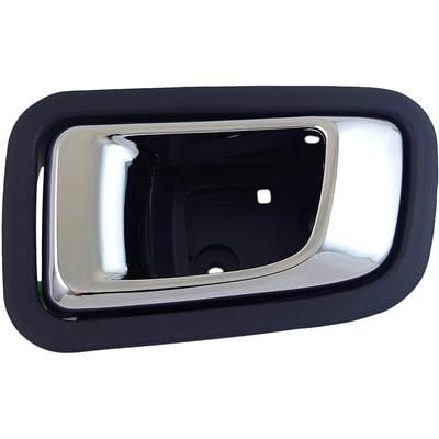 Dorman Interior Door Handle Plastic Gray bezel with chrome lever Help Series, Rear, Passenger Side, Lifetime limited warranty 96508