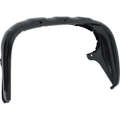 Replacement Fender Trim Metal Textured Black, Rear, 1-year unlimited-mileage warranty RC55390006